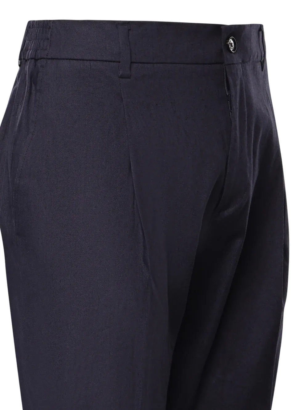 BE ABLE New Riccardo broek met geplooide voorkant en toelopende pijpen Blauw