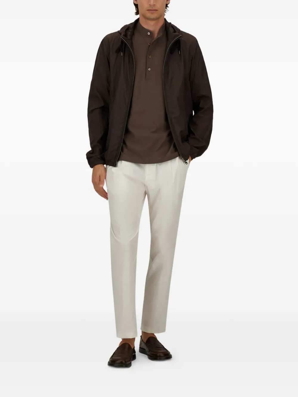 Herno Jack met capuchon Bruin