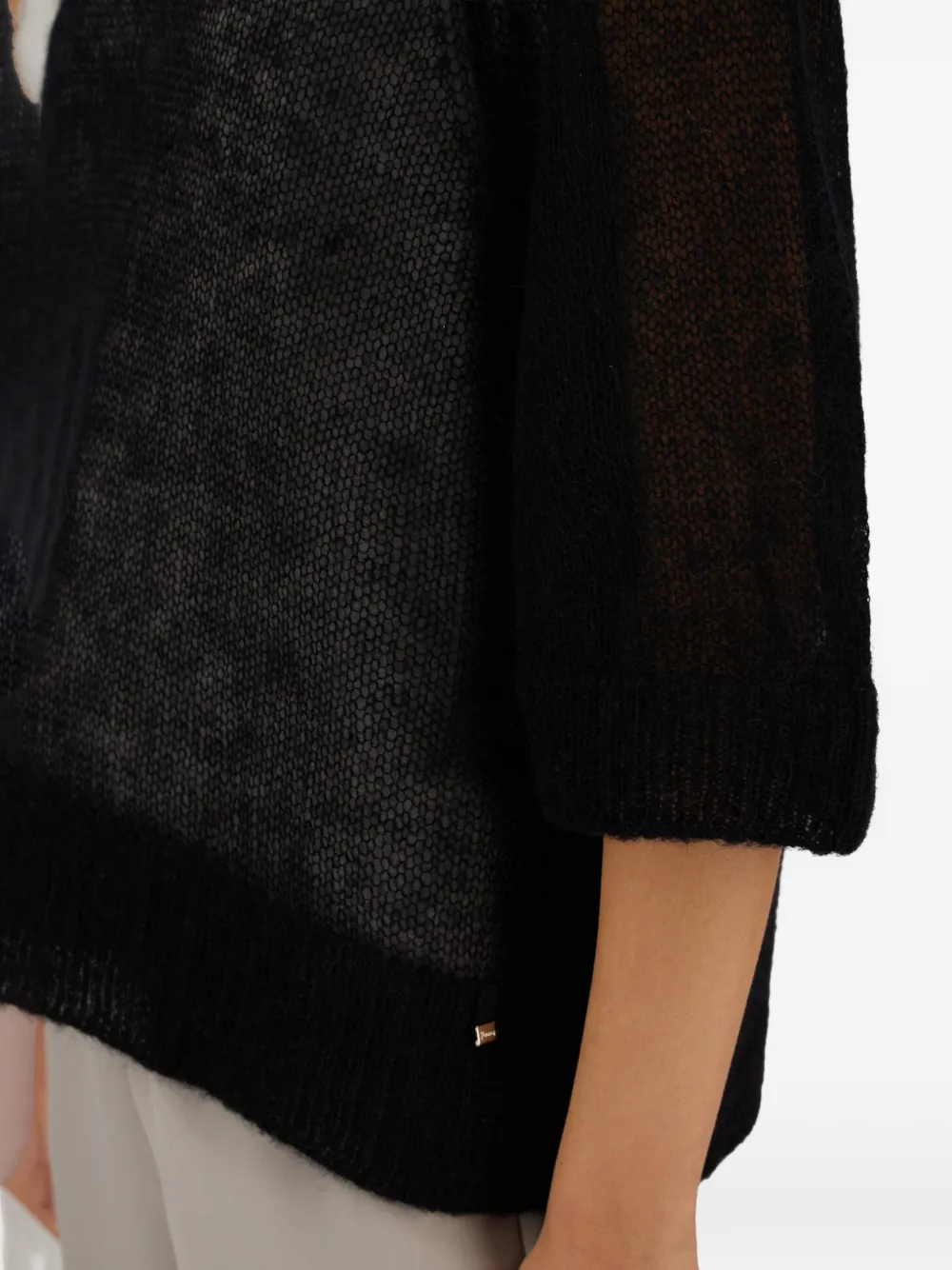 Herno T-shirt met raglan mouwen Zwart