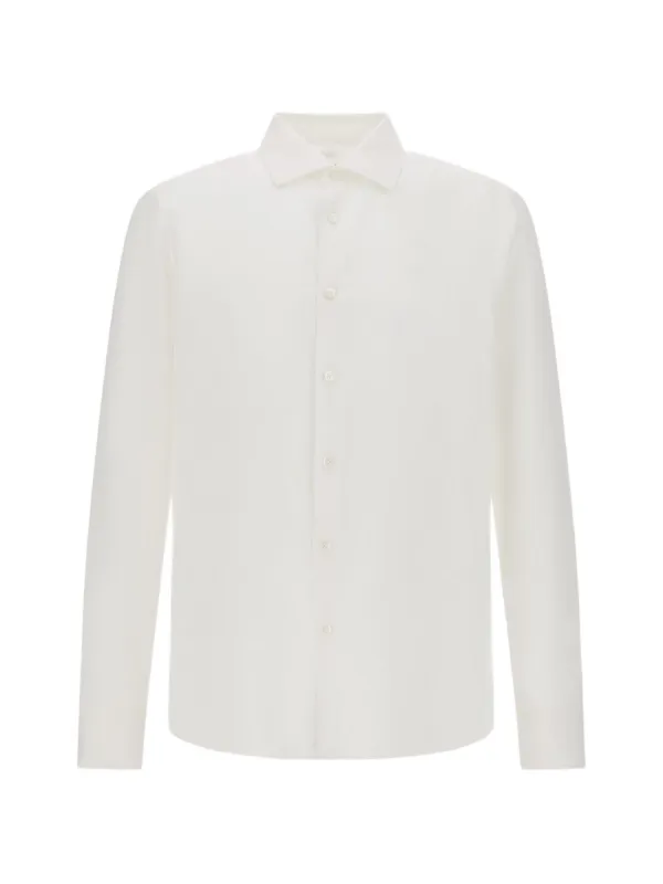 Herno Classic Collar Long Sleeves Shirt in White