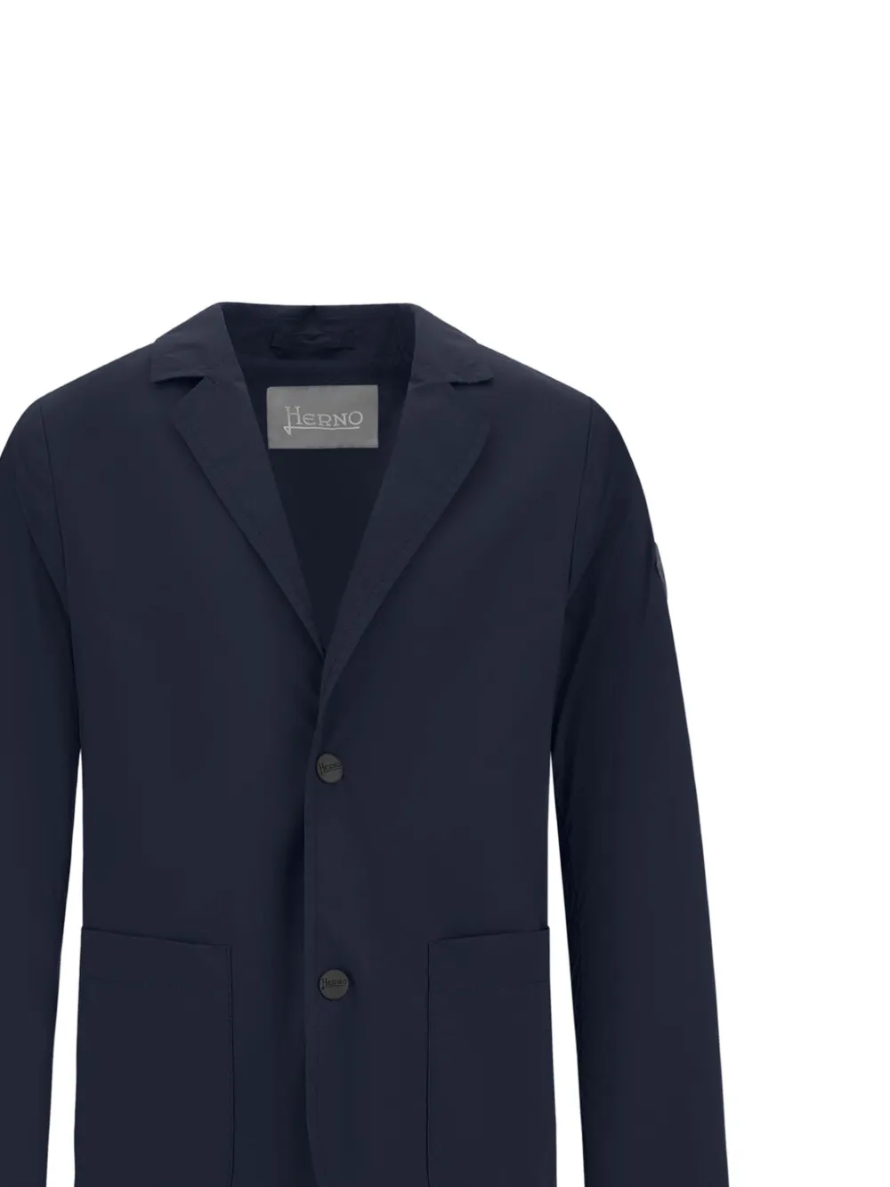  Herno Kids Blazer Con Botones - Azul 