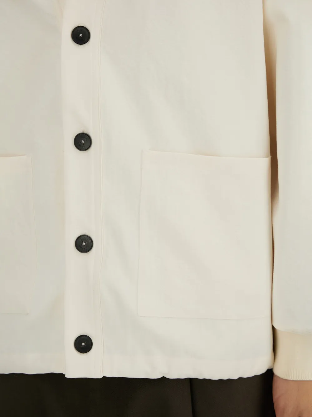 Herno Boxy katoenen vest met V-hals Beige
