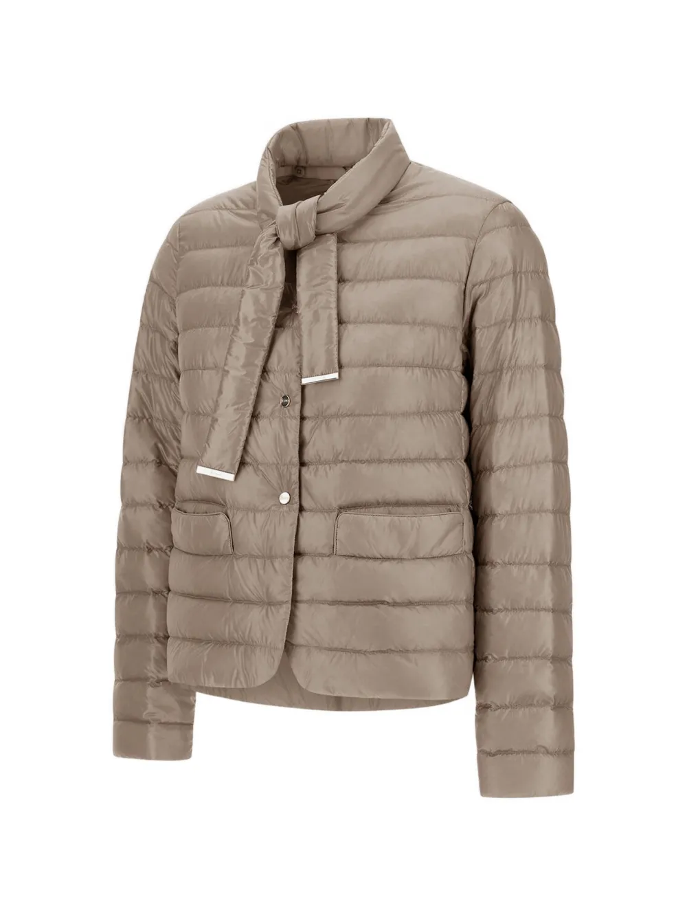 Herno Donsjack met sjaaldetail Grijs