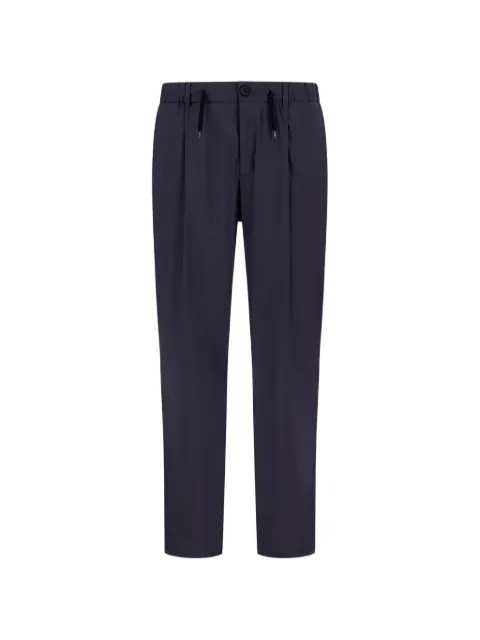 Herno drawstring-waist tapered trousers