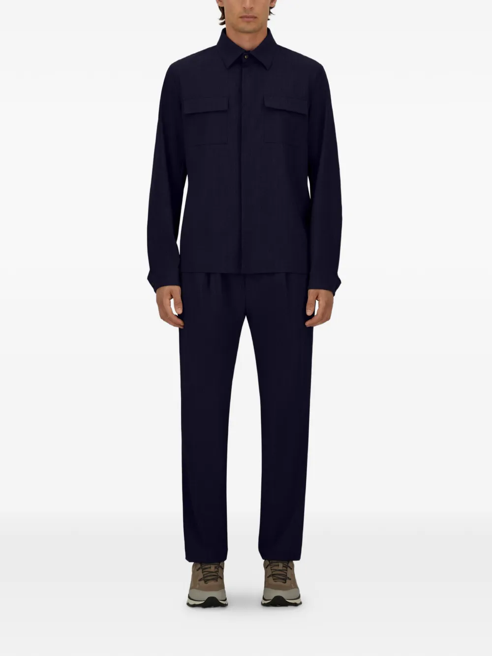 Herno 플랩 포켓 셔츠