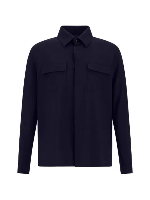 Herno flap-pocket shirt