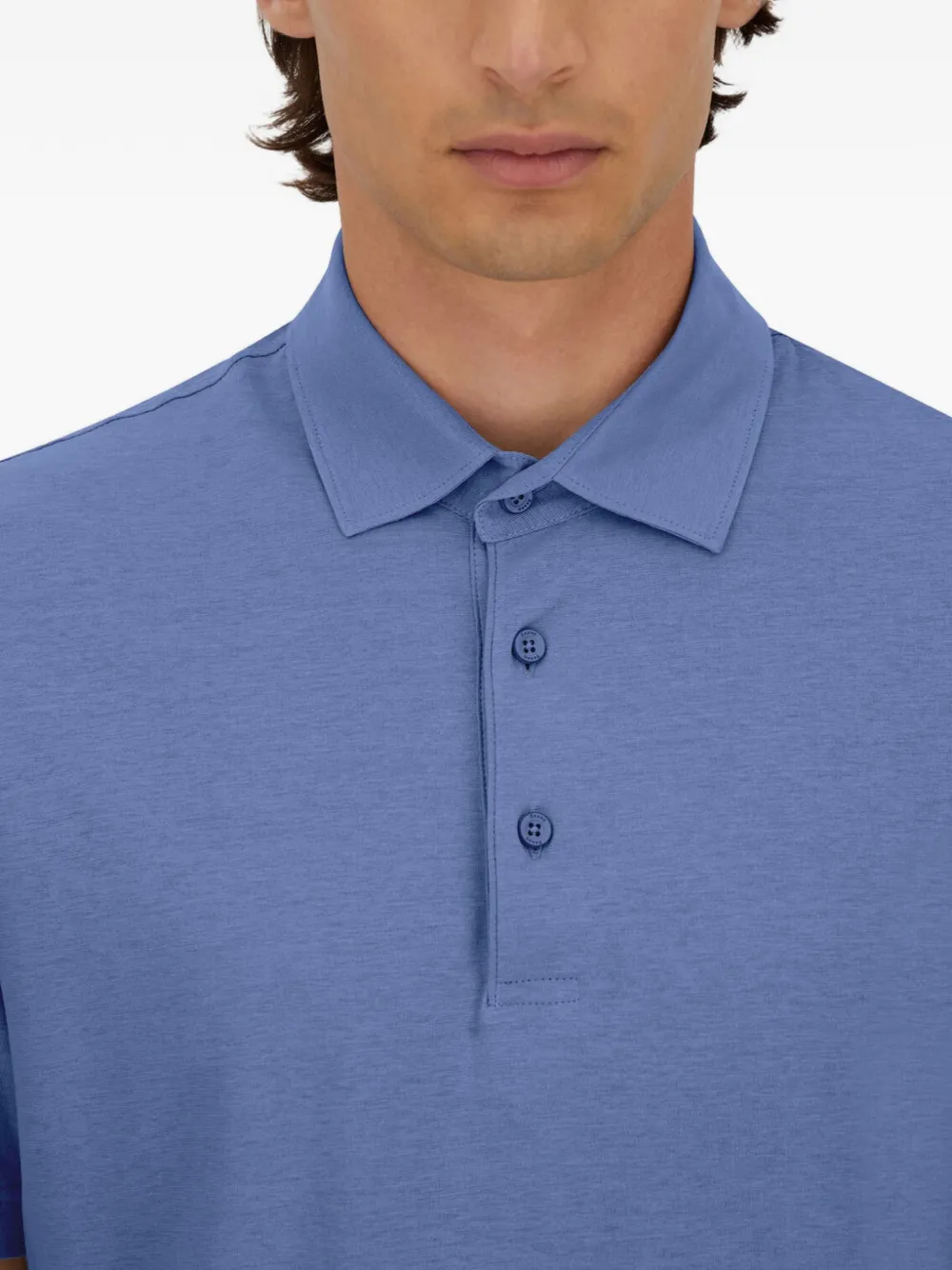 Herno Katoenen poloshirt Blauw