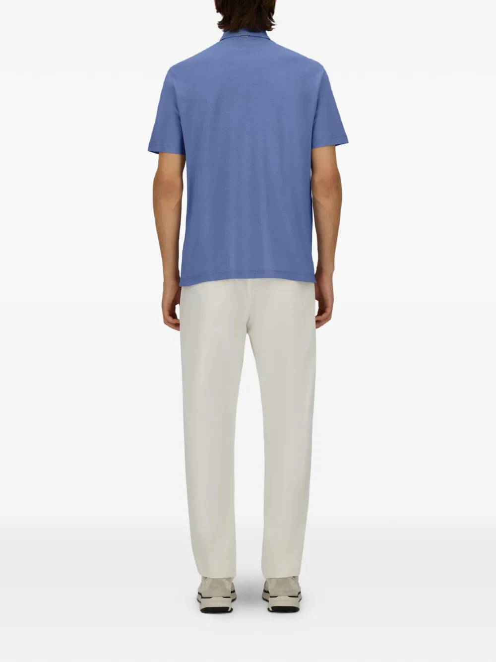 Herno Katoenen poloshirt Blauw