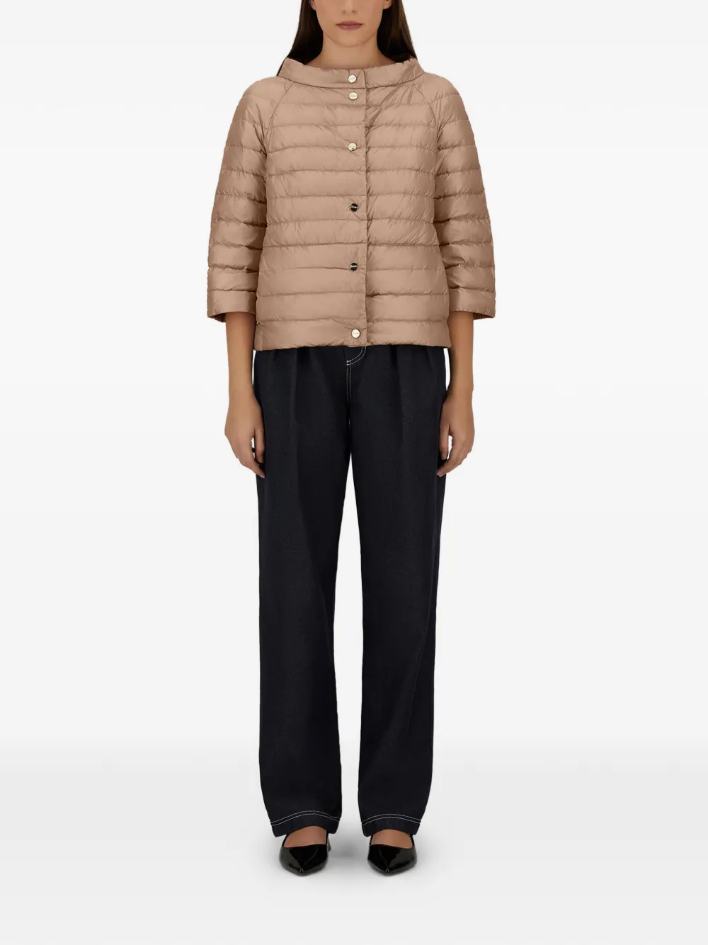 Herno Omkeerbare cape Blauw