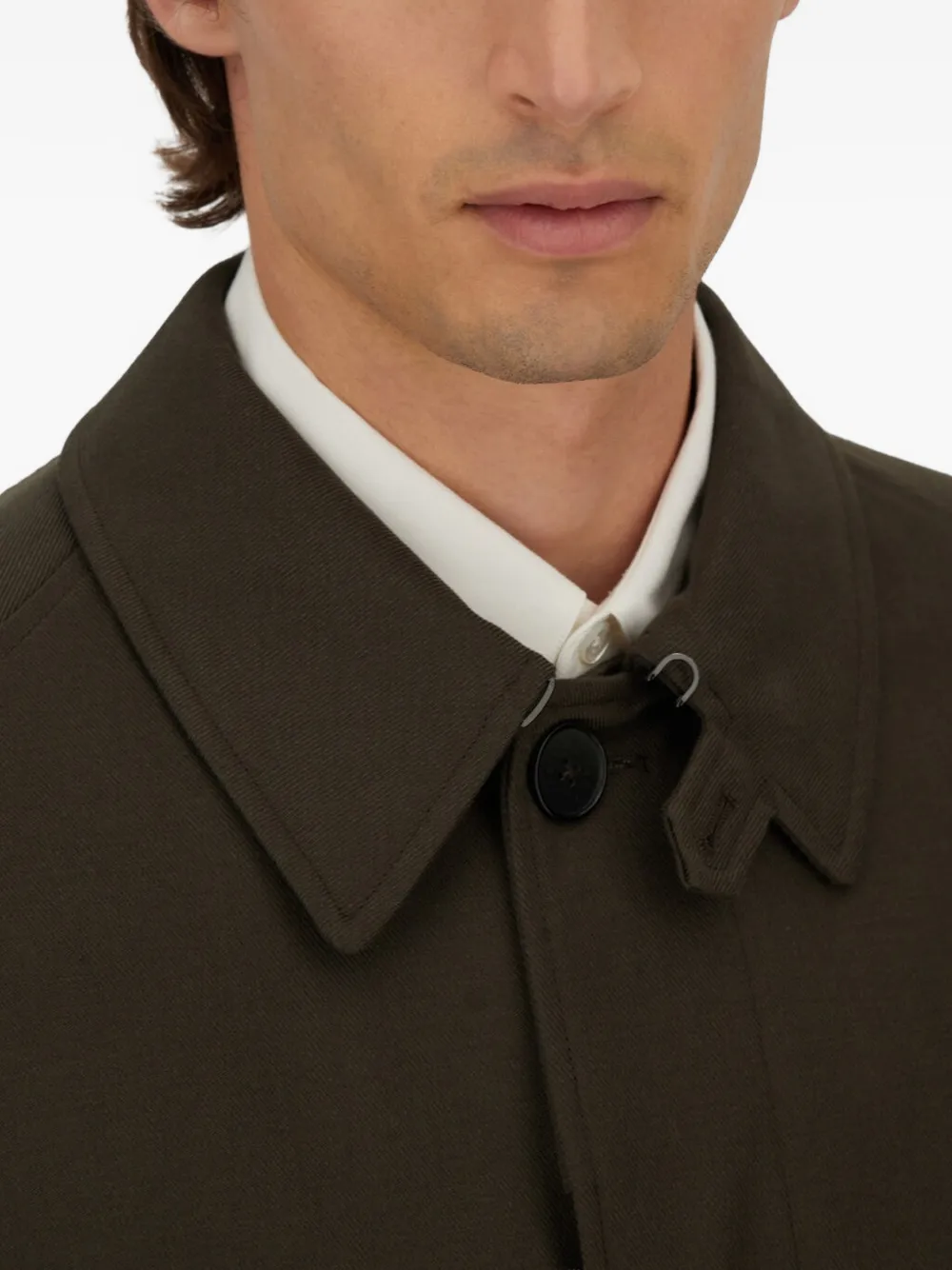 Herno Oversized trenchcoat Groen