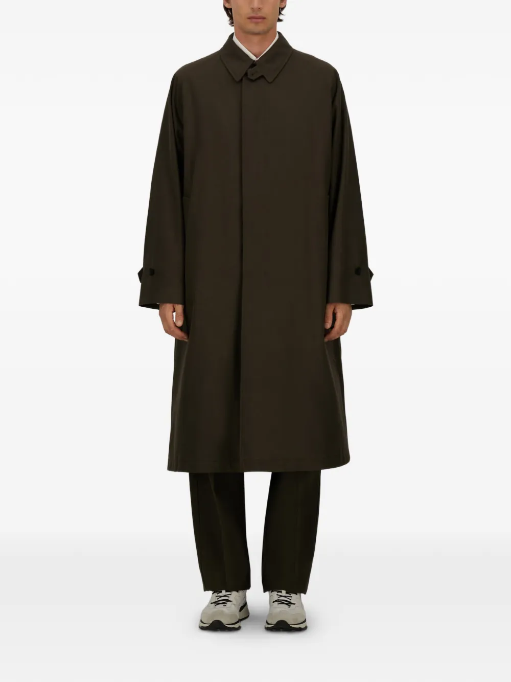 Herno Oversized trenchcoat Groen