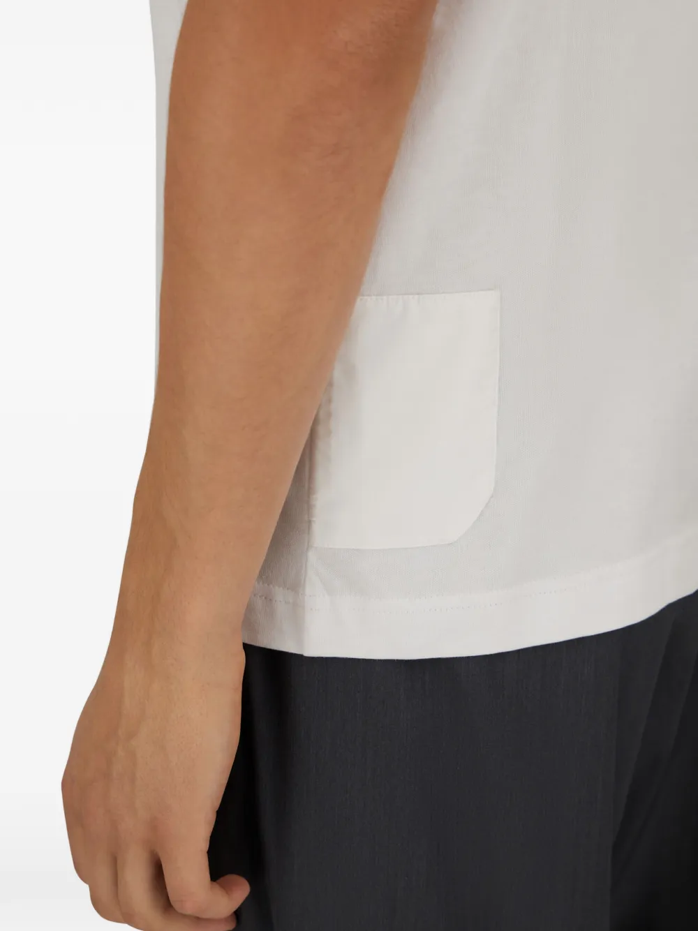 Herno Katoenen T-shirt Wit
