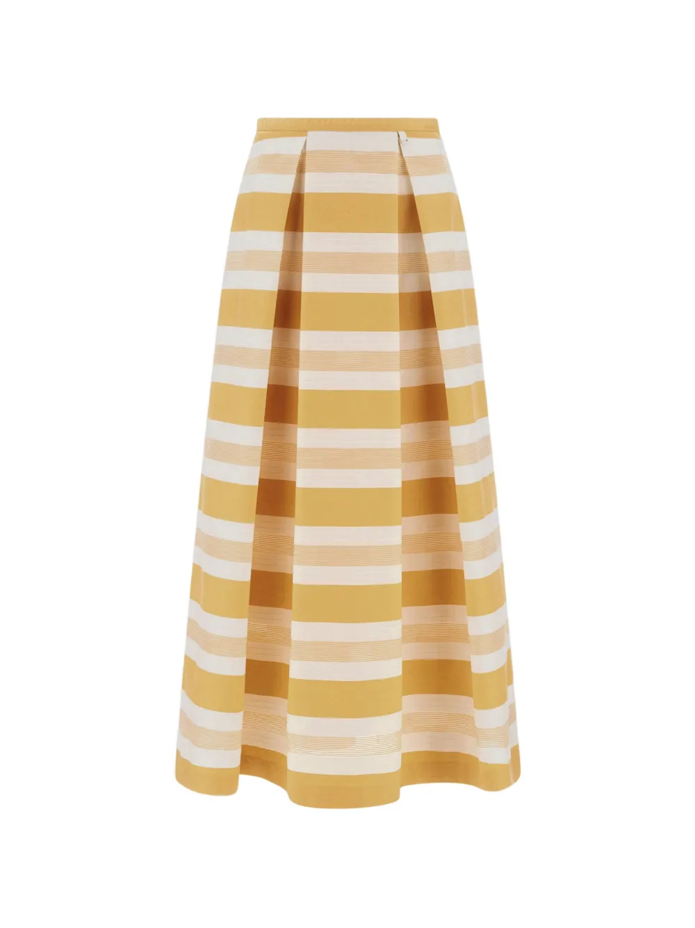 Herno striped flared skirt - Giallo