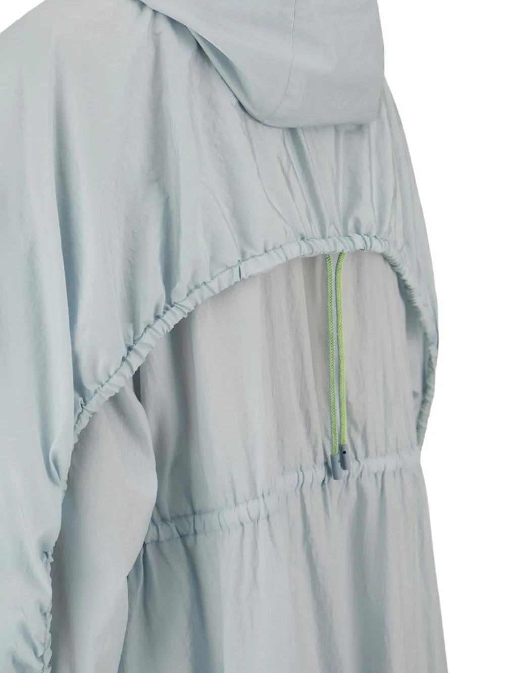 Herno Gekreukte parka met afneembare capuchon Blauw