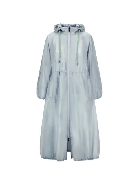 Herno removable-hood crinkle parka