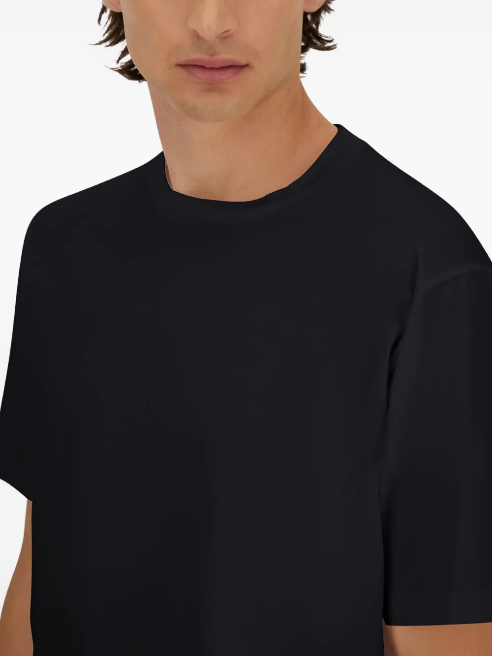 Herno T-shirt met ronde hals Zwart
