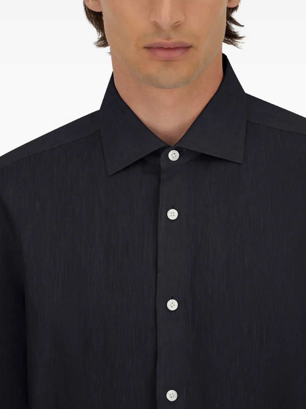 Herno Overhemd met lange mouwen Blauw