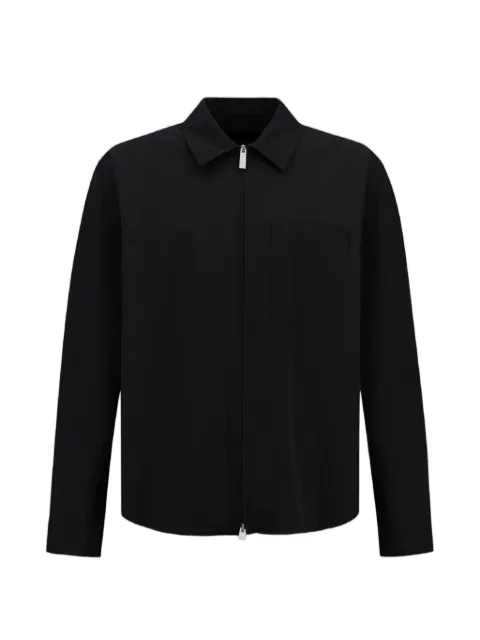 Laminar zip-up shirt jacket 