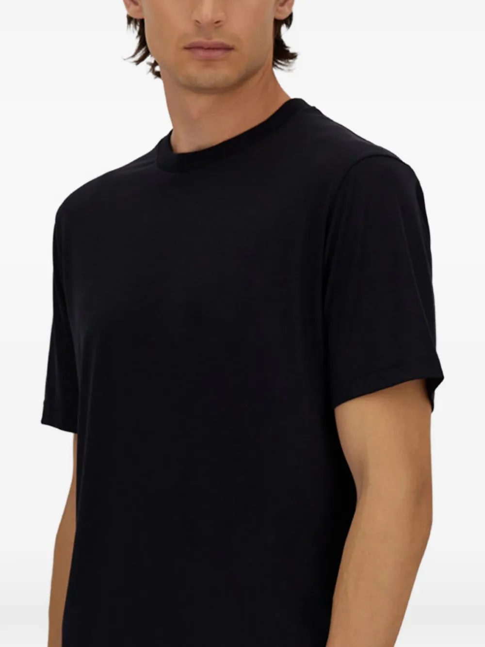 Herno T-shirt met ronde hals Blauw