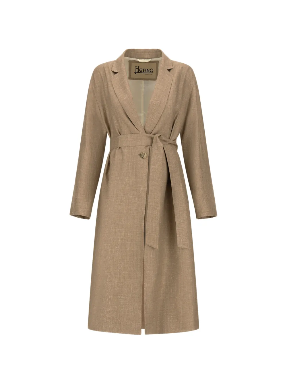 Herno belted single-breasted coat - Toni neutri