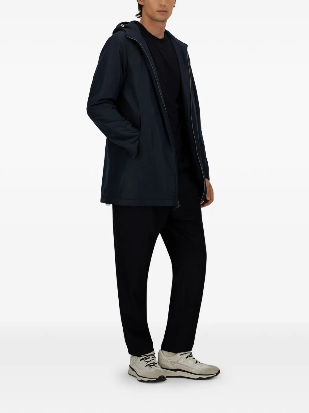 Herno Omkeerbare parka Blauw