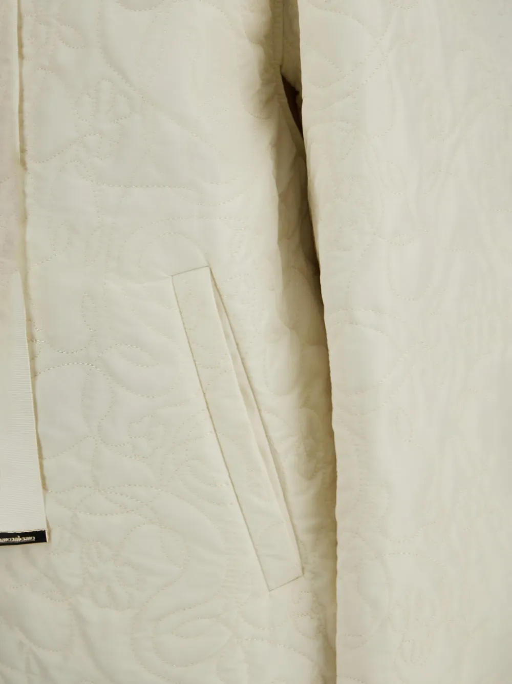 Herno Gewatteerd jack met ronde hals Beige