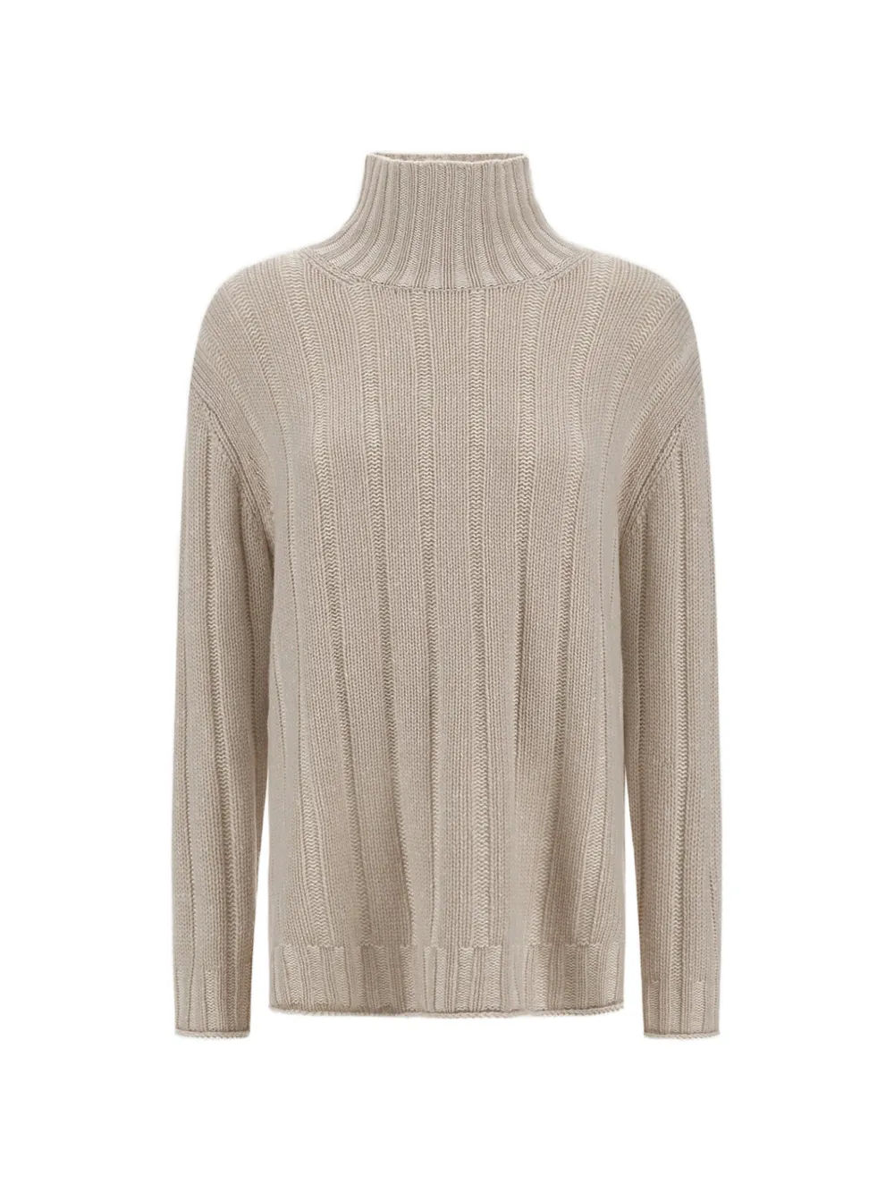 Herno high-neck ribbed sweater - Toni neutri