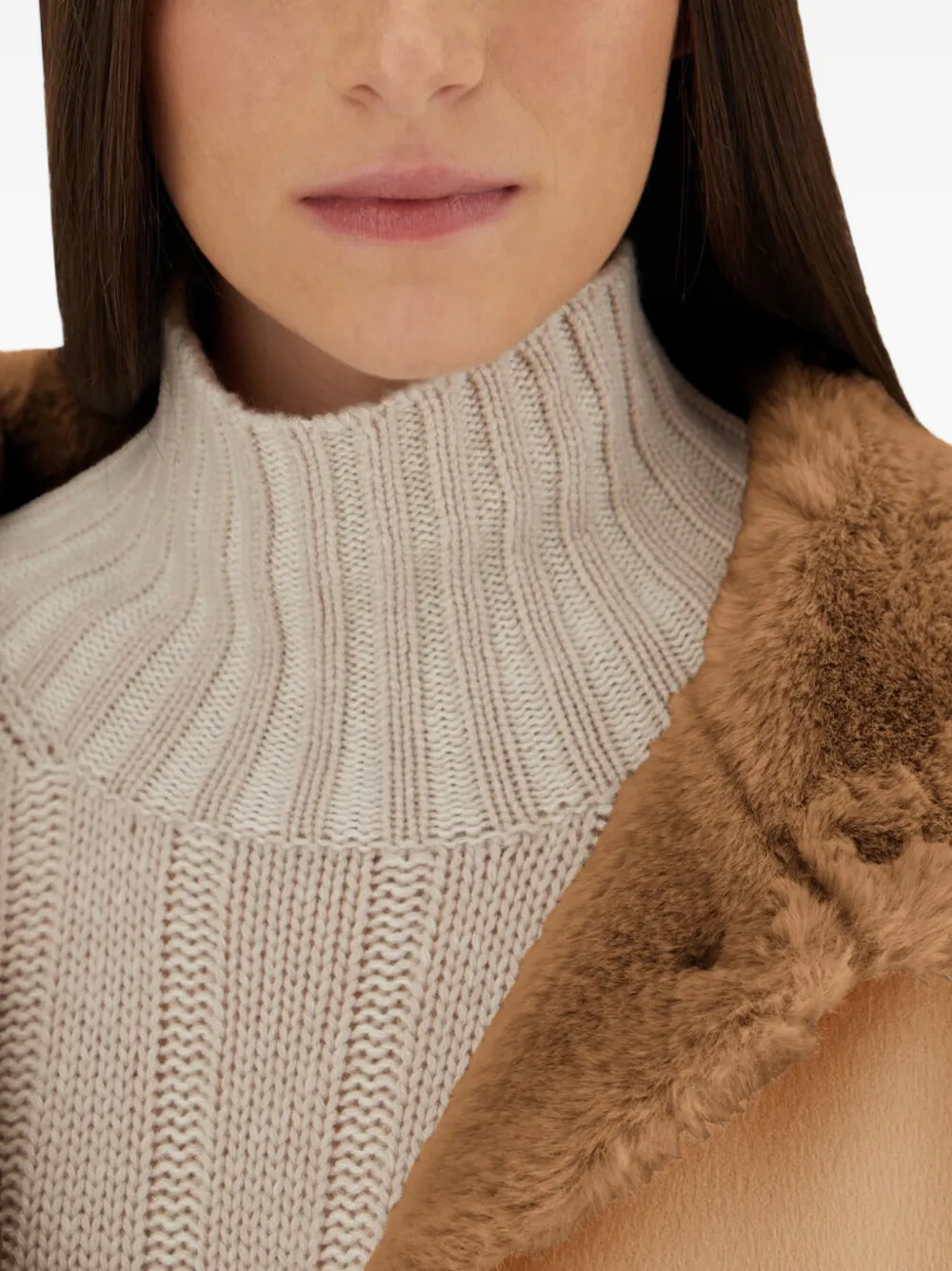 Herno Mantel met ceintuur Bruin