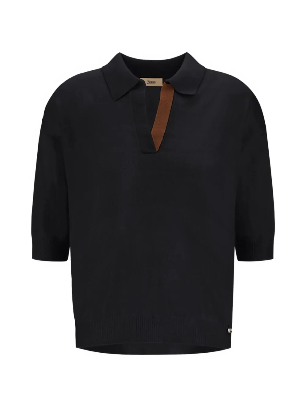 Herno Polo in cashmere - Nero