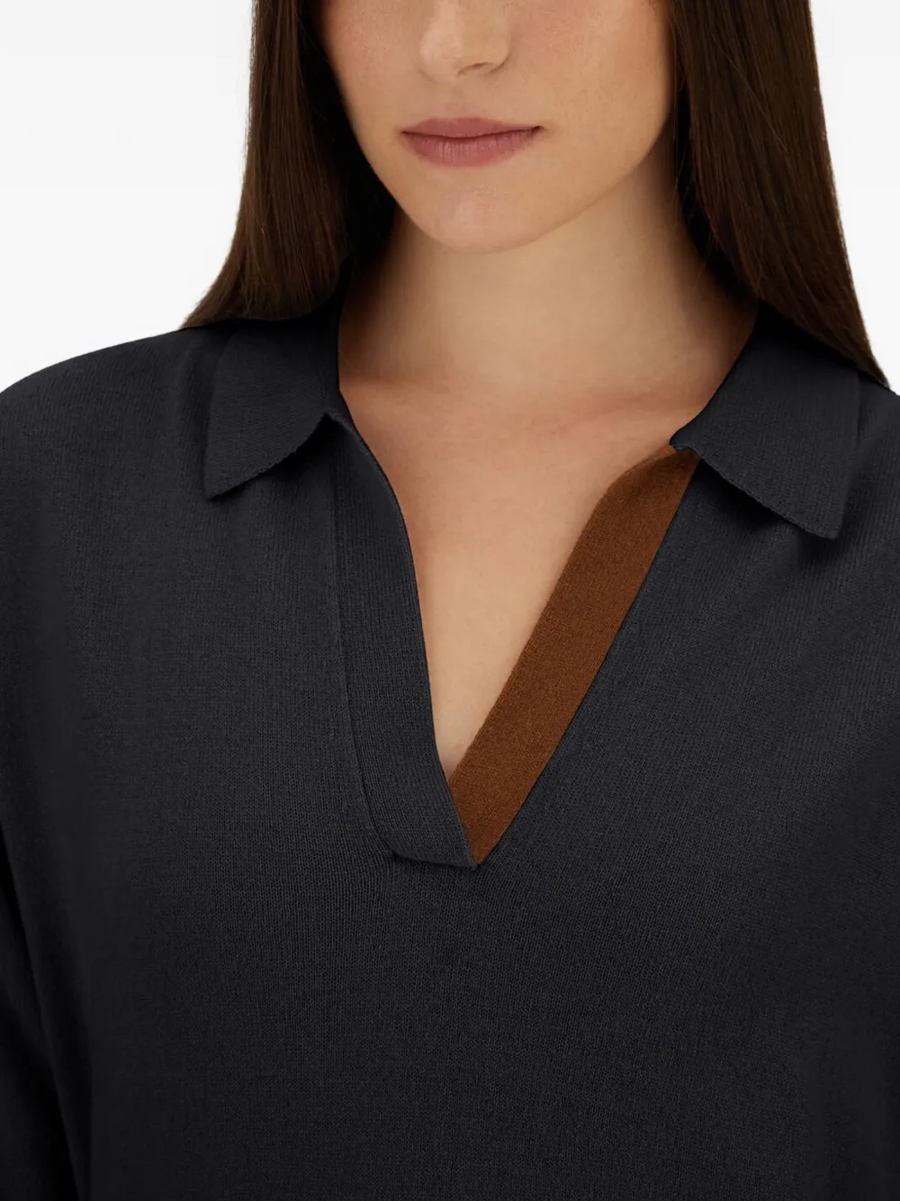 Herno Kasjmier polotop Zwart