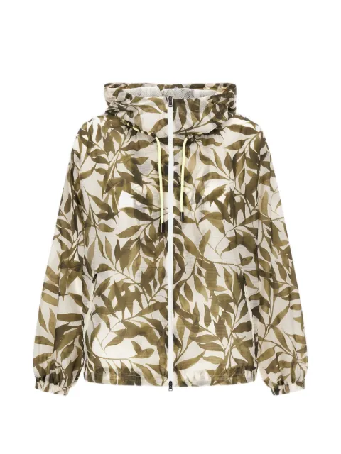 Herno foliage-print drawstring jacket
