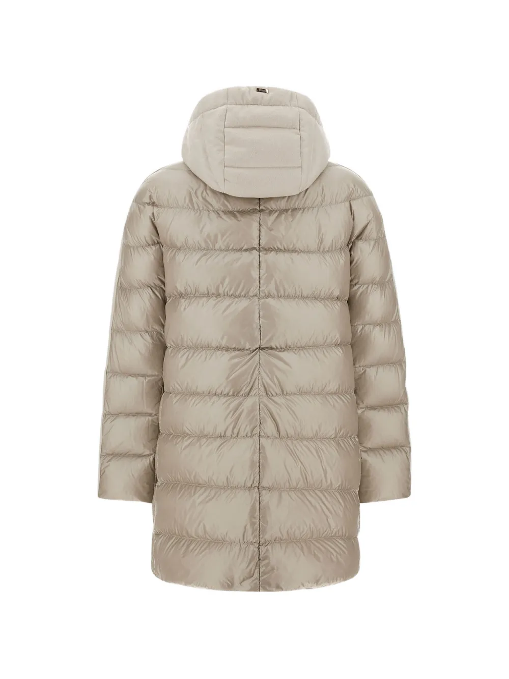 Herno A-vormige gewatteerde jas Beige