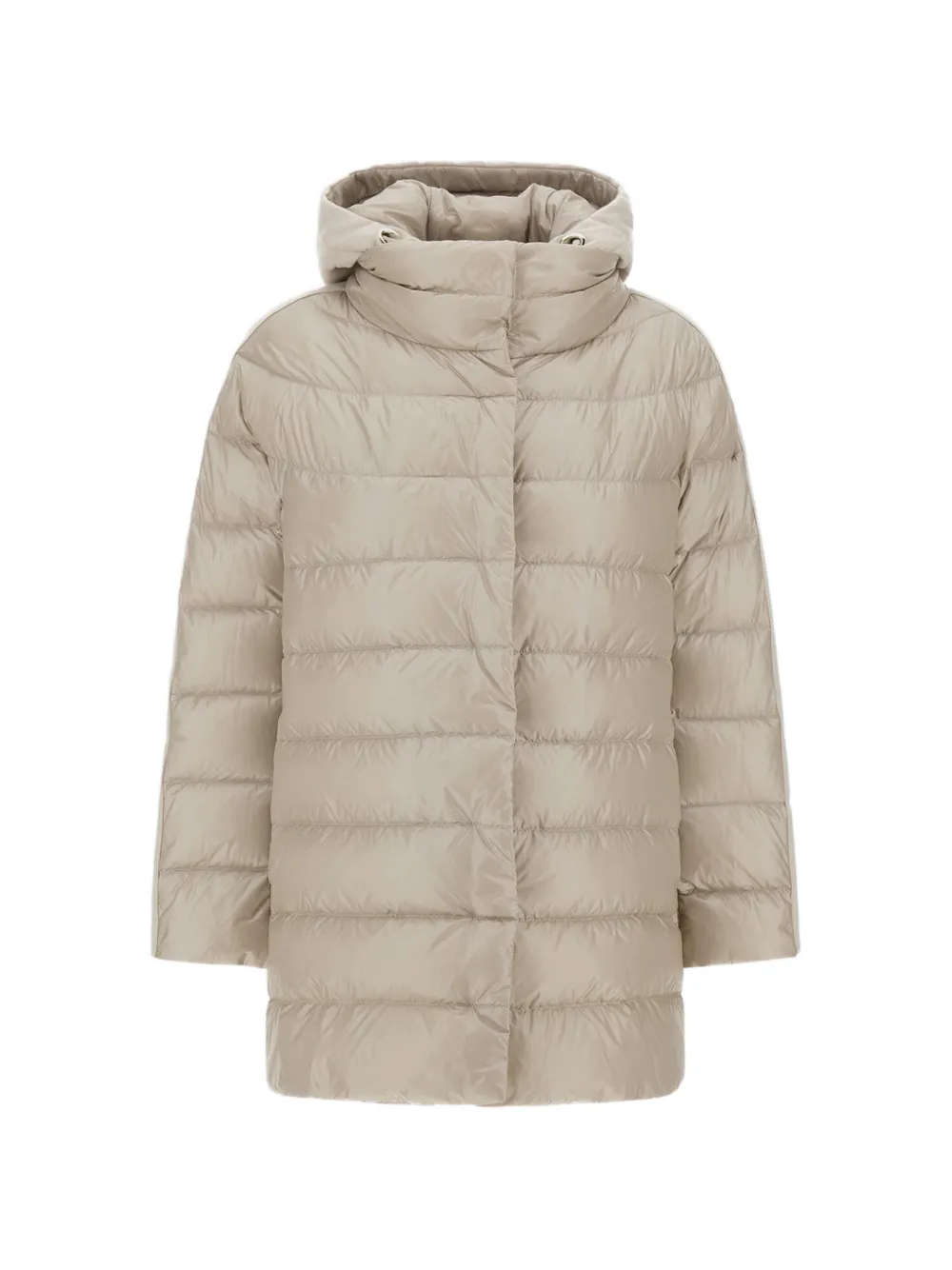 Herno A-shape quilted coat - Toni neutri