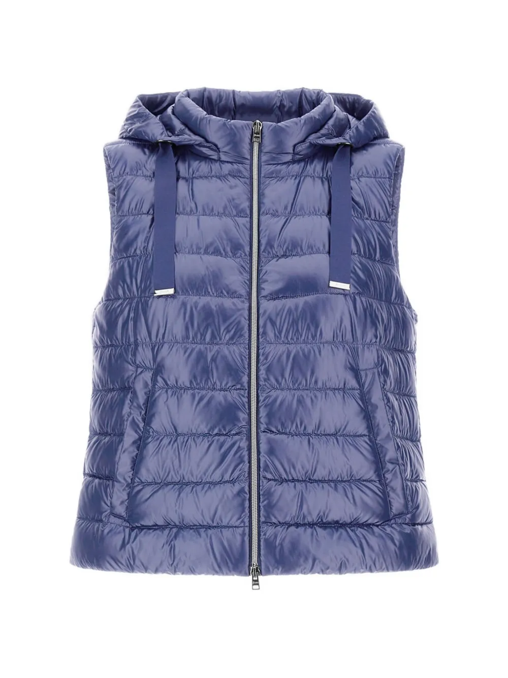 Herno quilted hooded gilet - Blau