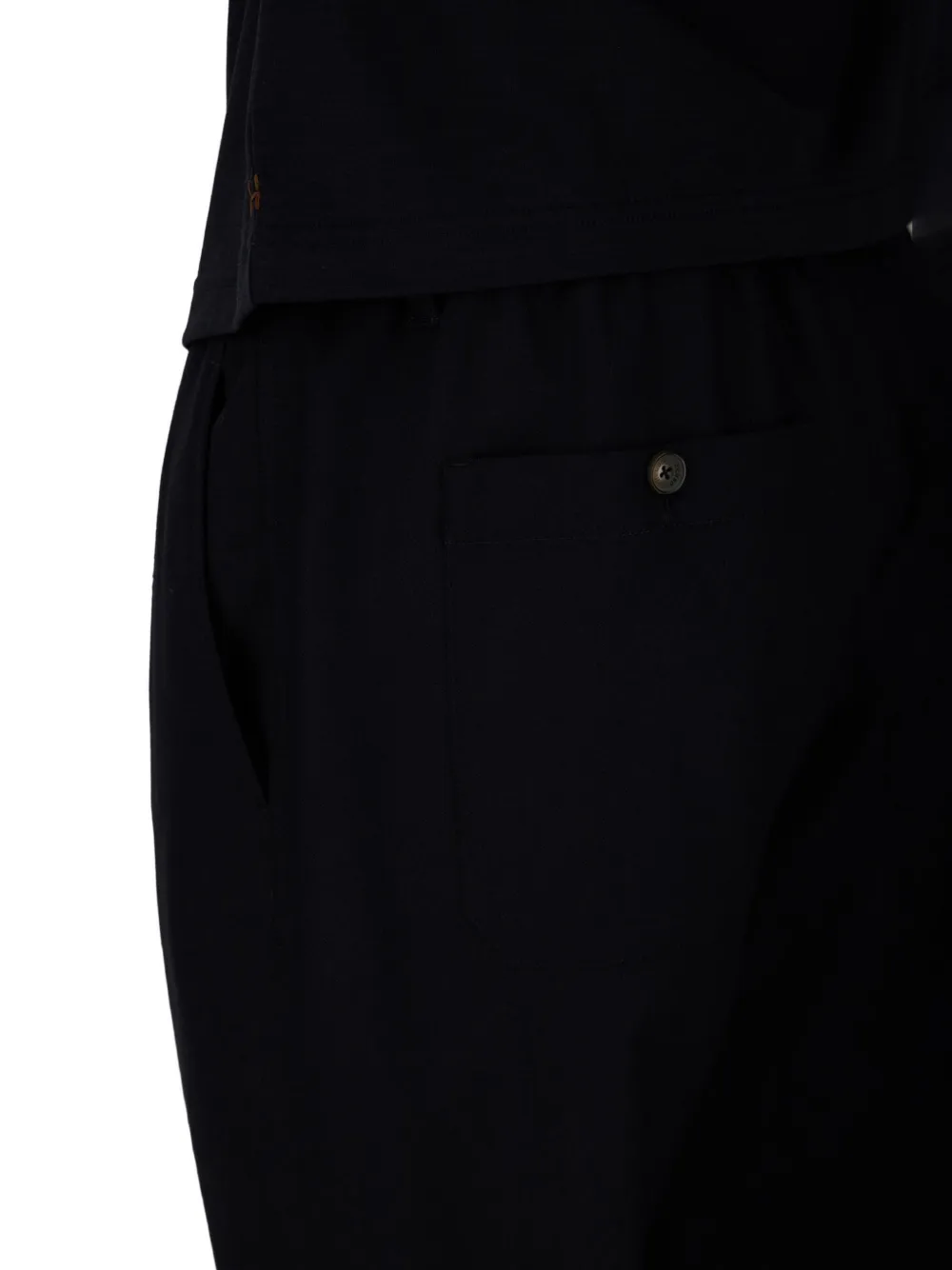 Herno Broek met geplooid detail Blauw