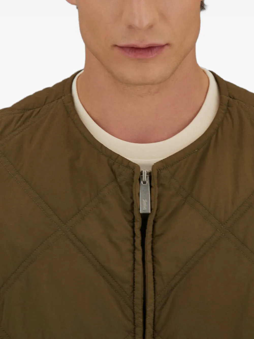 Laminar Bodywarmer met rits Groen