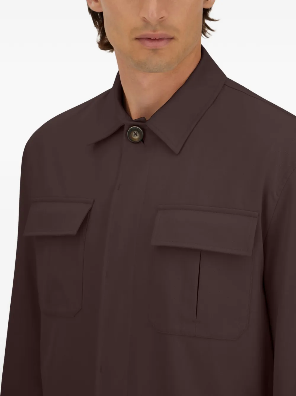Herno Shirtjack Bruin