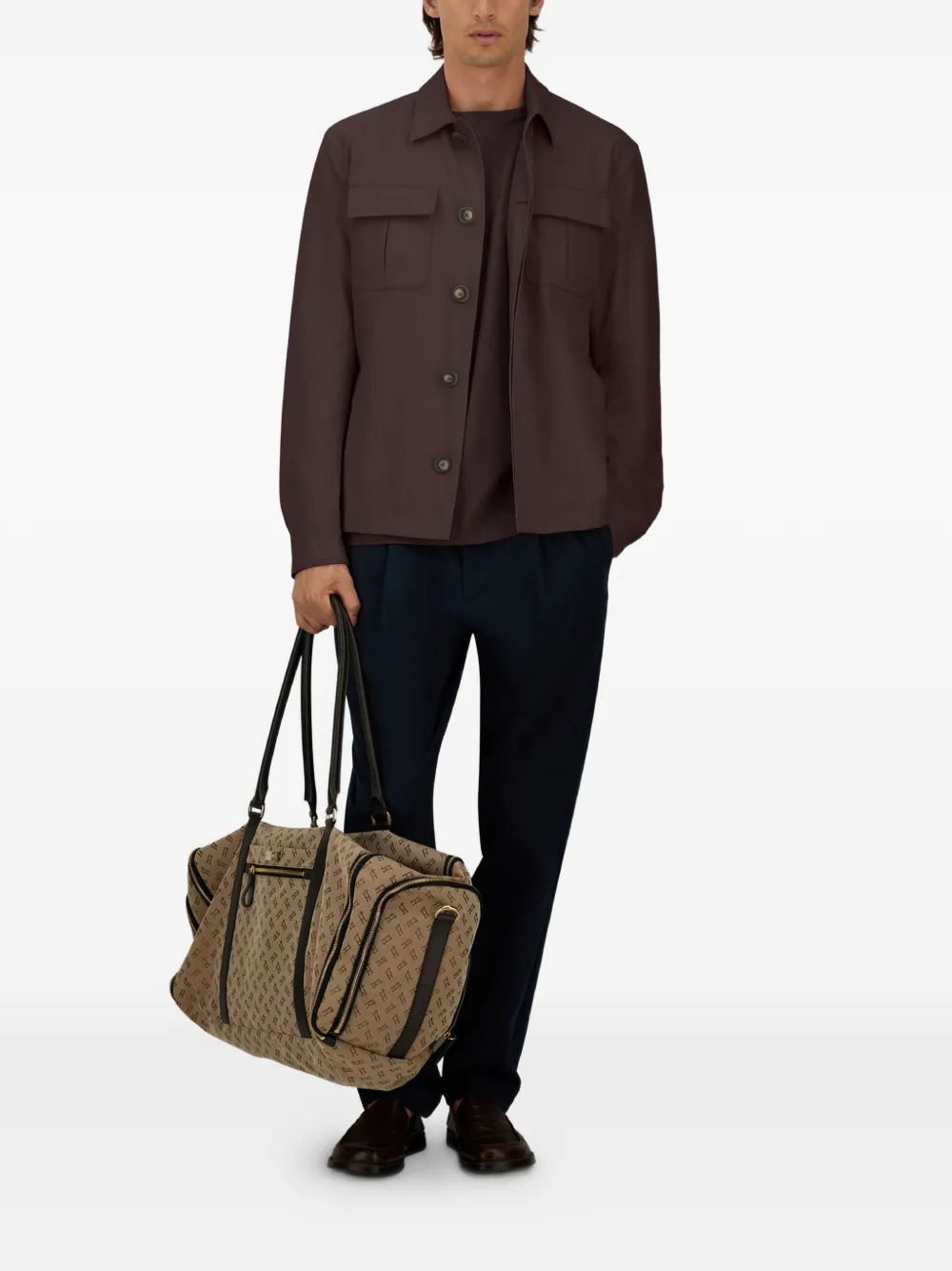Herno Shirtjack Bruin