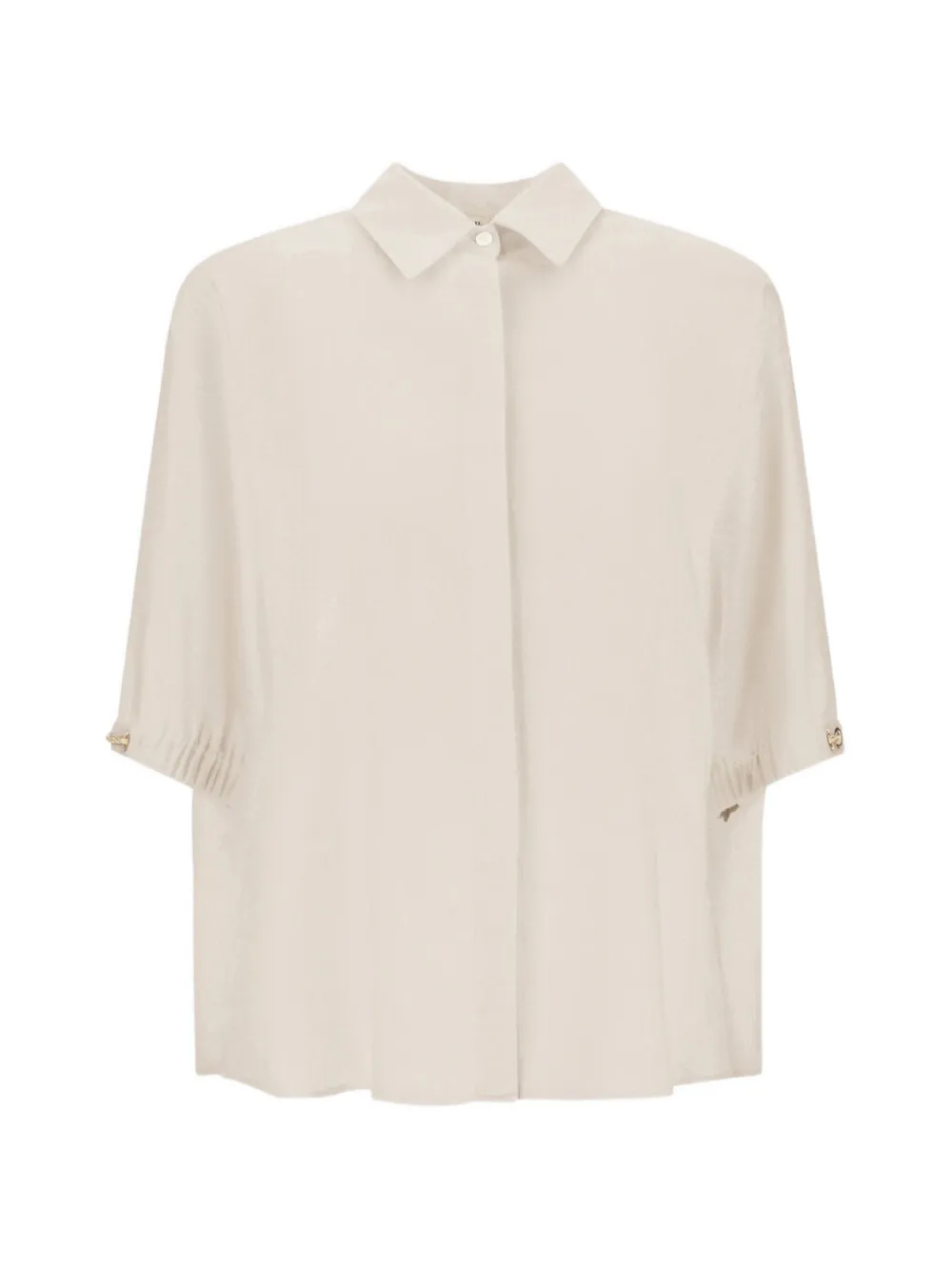 Herno eyelet-detail shirt - Toni neutri