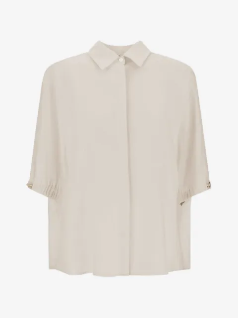Herno eyelet-detail shirt