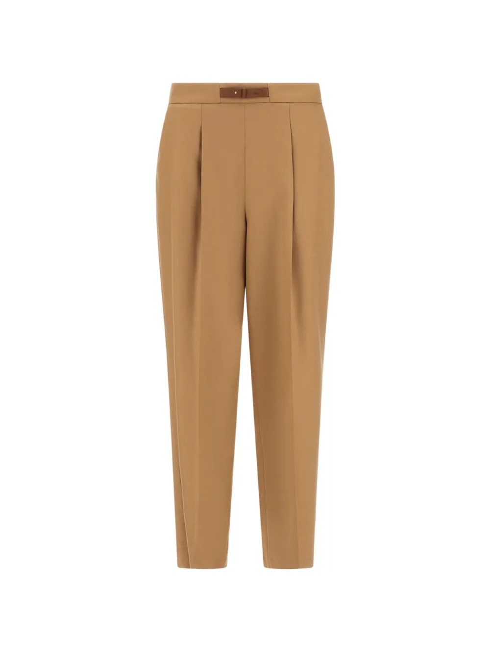 Herno pleat-detail trousers - Marrone