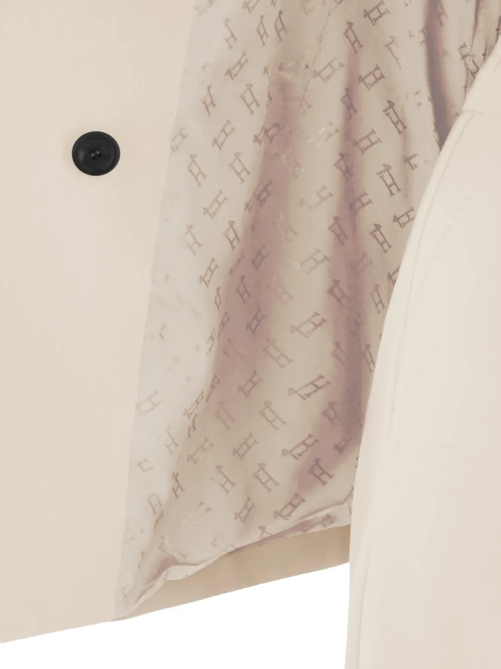 Herno Blazer met dubbele rij knopen en puntige revers Beige
