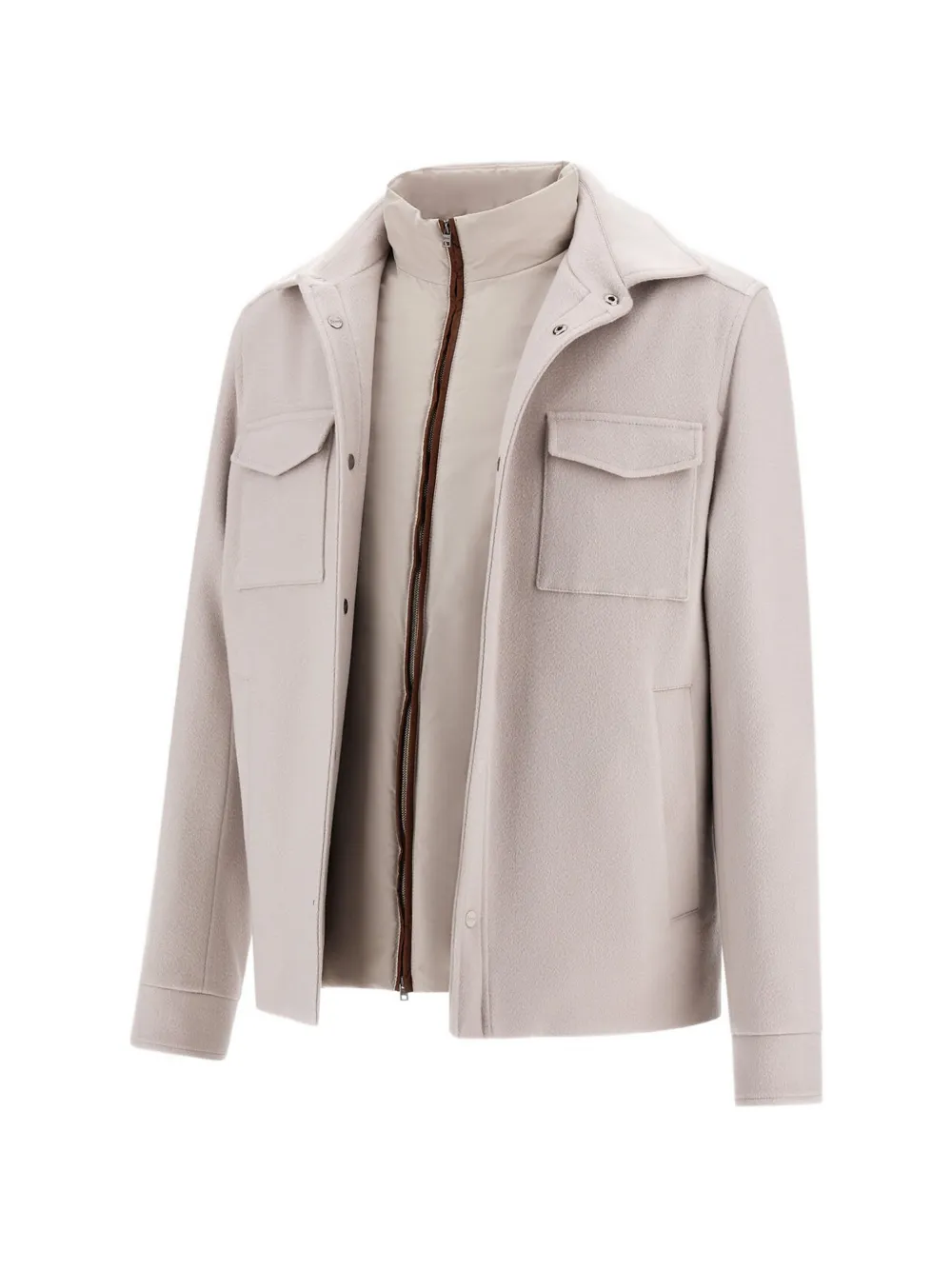 Herno Kasjmier shirtjack Beige