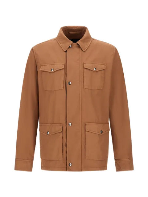 Herno jakke med flaplomme og snoretræk