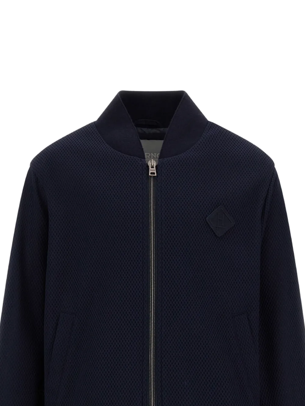 Herno Kids Bomberjack met honingraat weving Blauw