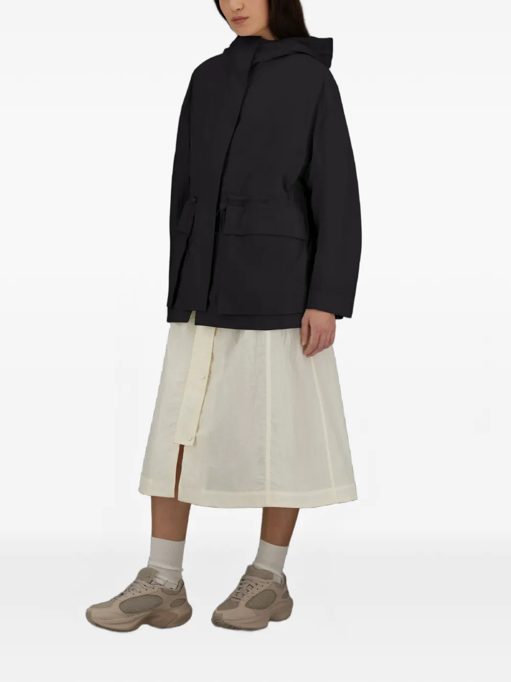 Laminar Gore-Tex parka met capuchon Zwart
