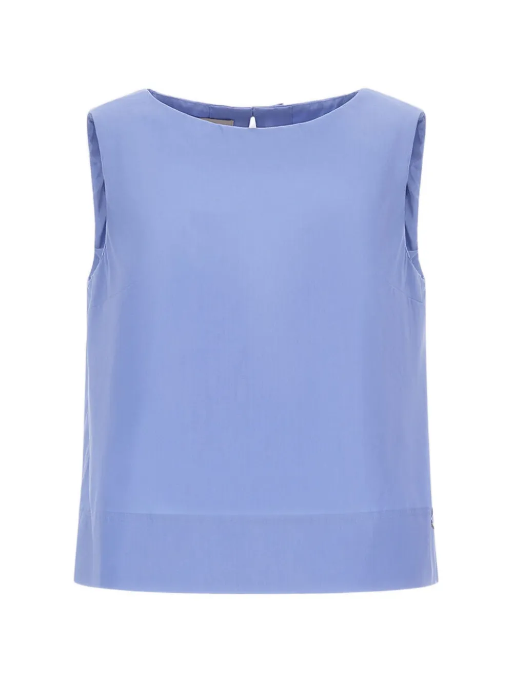 Herno boat neck top - Blu