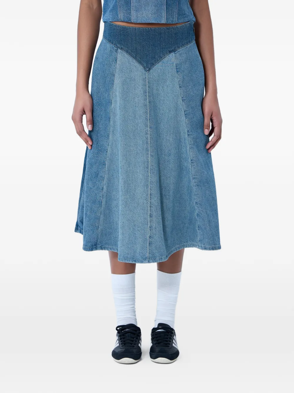 Levi's Roper panelled midi skirt - Blu