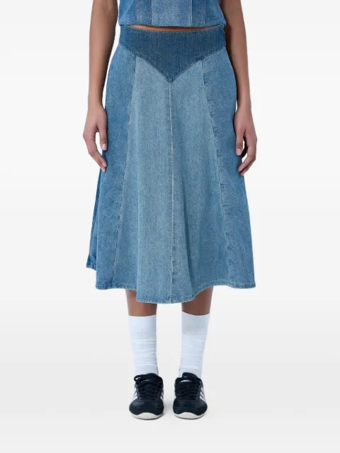 Levi's Roper panelled midi skirt