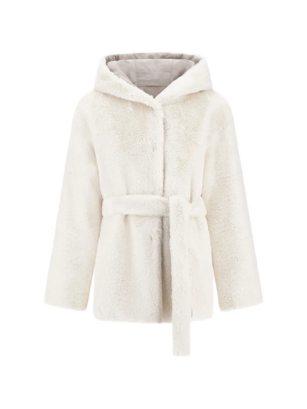 Herno reversible tie-fastening jacket - Nude